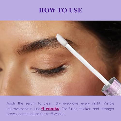 Lash & Brow Growth Serum Set - Eyelash & Eyebrow Serum with Biotin, Peptides & Plant Extracts - Fuller, Longer-Looking Lashes & Thicker Brows - Vegan, Prostaglandin-Free, 2¡¿ 8ml Value Duo