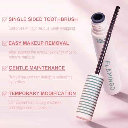Upgrade Speedy Mascara Remover, Eye Makeup Remover for Waterproof Mascara Eyeliner Eyeshadow, Gentle Long Active Spiral Head Oil Gel Cleanser, Precision Cleansing Wand