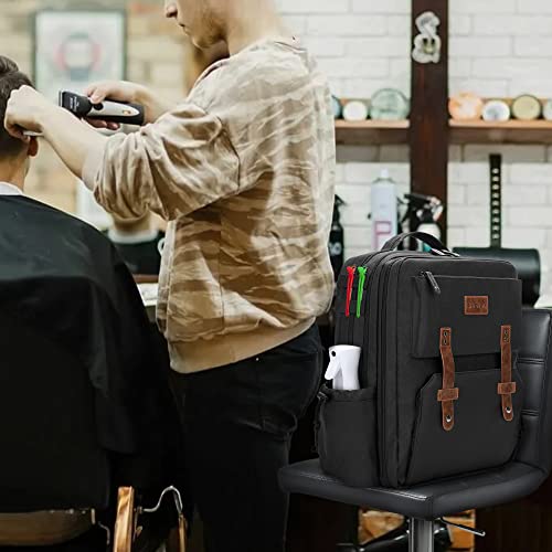 BAFASO Travel Barber Case Large Capacity Hair Cutting Tools Bag