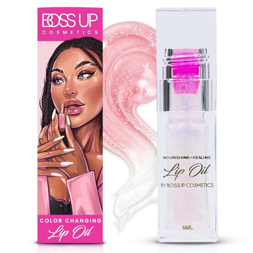Color Changing pH Reactive Lip Oil - Pink Shimmer