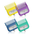 Clipper Guards Set Compatible with Most Wahl Clippers, 4 Piece Set