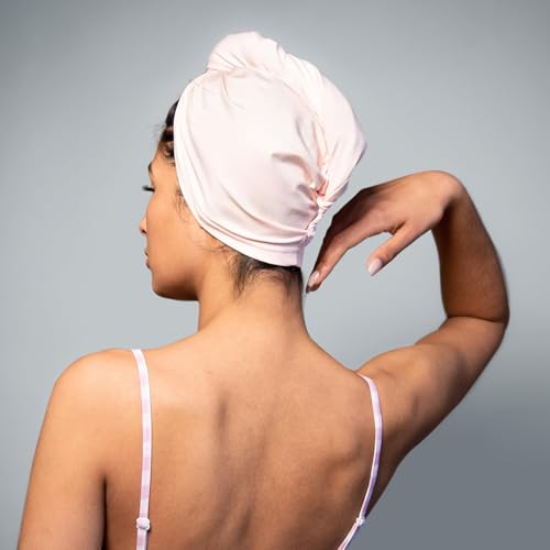 Hair Plopping Towel 2-Pack - Cotton Blend Turban Wraps