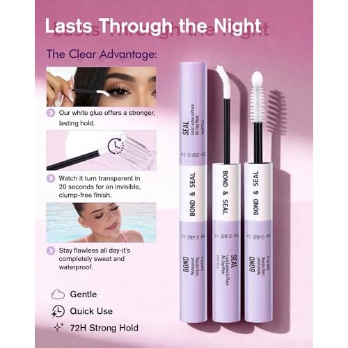 EYDEVRO Manga Lash Clusters Kit Fairy Eyelash Clusters Kit Wet Look Anime Cluster Eyelash Extensions Kit 10-16mm Natural Wispy DIY Lash Extension Kit Waterproof Lash Bond and Seal Tweezers Brush