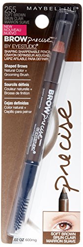 Maybelline Brow Precise Shaping Eyebrow Pencil, Soft Brown