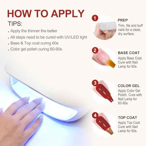 VENALISA No Wipe Gel Top Coat and Base Coat Set 2 Pcs 10ML for Gel Nail Polish, Shiny Finish and Long Lasting Soak Off Salon Manicure DIY at Home For Girls Women