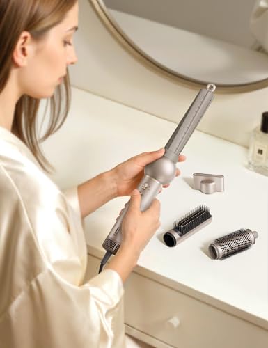 O.H.B 8-in-1 Hair Dryer Brush with Auto-Wrap Curlers