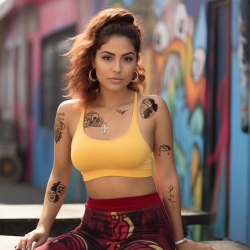 Los Vatos Chicano Temporary Tattoos - 38 Hand-Drawn Designs