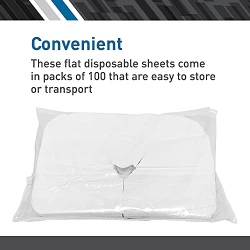 BodyMed Disposable Face Cradle Covers - 100 Sheets
