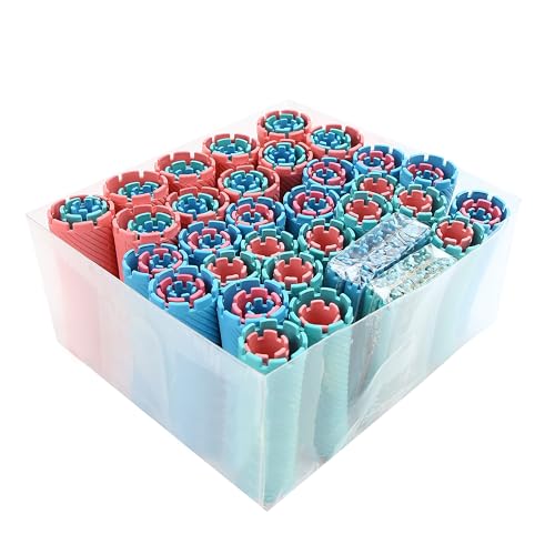 100 Pcs Perm Rods Set for Short & Long Hair - Large Curlers & Rollers, Cold Wave Kit