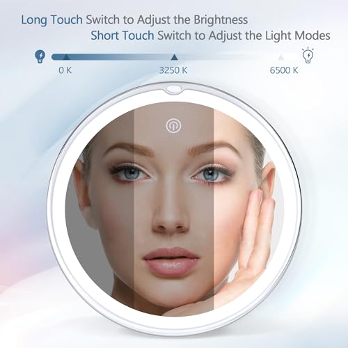 30X Magnifying Mirror with Light – Lighted Makeup Mirror