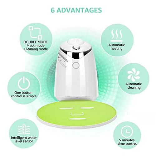 Face Mask Maker Machine, Professional DIY Face Mask Machine Automatic Vegetable Fruit Facial Mask Machine, Natural Collagen Face Cream Making Beauty Facial SPA Gifts for Women