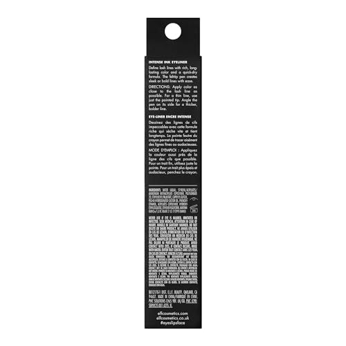 e.l.f. Intense Ink Eyeliner Blackest Black - Pack of 2
