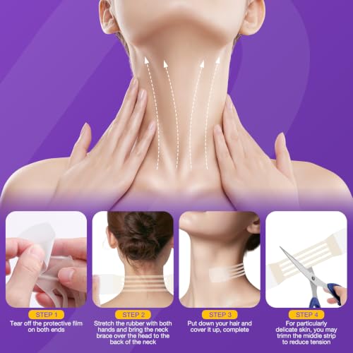 Invisible Neck Lift Tapes for Sagging Skin & Wrinkles (48Pcs)