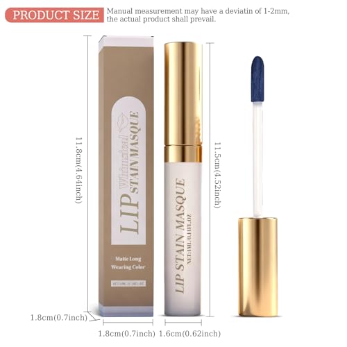 Peel Off Lip Stain - Waterproof Long Lasting Matte Nude Apricot