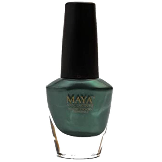 MAYA Cosmetics Halal Breathable Quick Dry Nail Polish, Vegan and Cruelty Free, Oxygen & Water Permeable Nail Lacquer, Non Toxic Gentle On Nails, Mystique