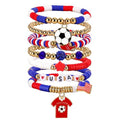 Soccer Bracelet for Women - Game Day Charm Stretch Jewelry