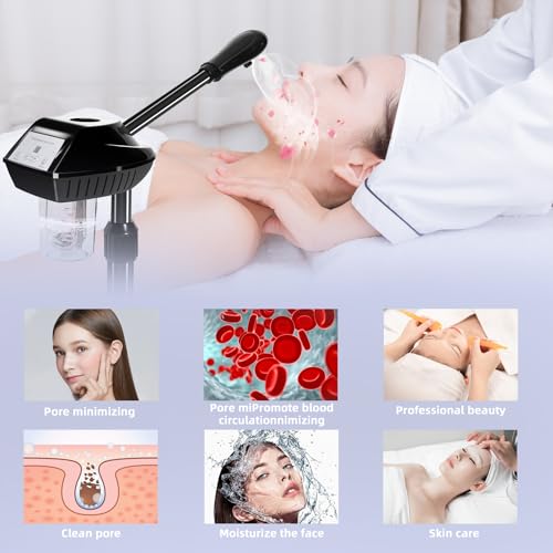 Professional Facial Steamer with Adjustable Height & Timer