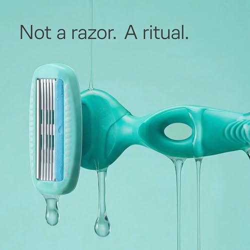 Ultra Sensitive Razor for Women - 5 Blade Shaving System with Refills