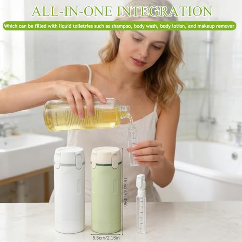 4-Pack 30ML Travel Bottle Dispenser Set, Leak Proof