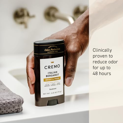 Aluminum-Free Men's Deodorant with Italian Bergamot - 48-Hour Odor Protection