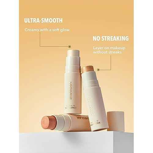 SHEGLAM Cream Highlighter Stick Long Lasting Brightening Non-Caking Highlighter Makeup - Vanilla Frost