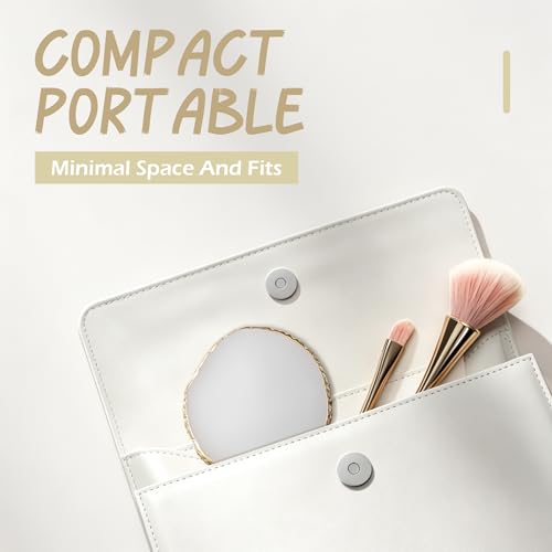 Resin Nail Art Palette with Gold Edge – Polish Mixing & Display