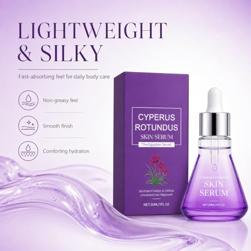 Cyperus Rotundus Oil Serum for Hair Growth & Skin Care - 30ml Natural Extract