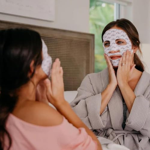 HumanKINDglow Hydrogel Face Mask ? Hydrating Overnight Korean Facial Mask for Firming, Tightening & Radiant Skin | Clean, Vegan | Includes a Hidden Affirmation for Inner Glow