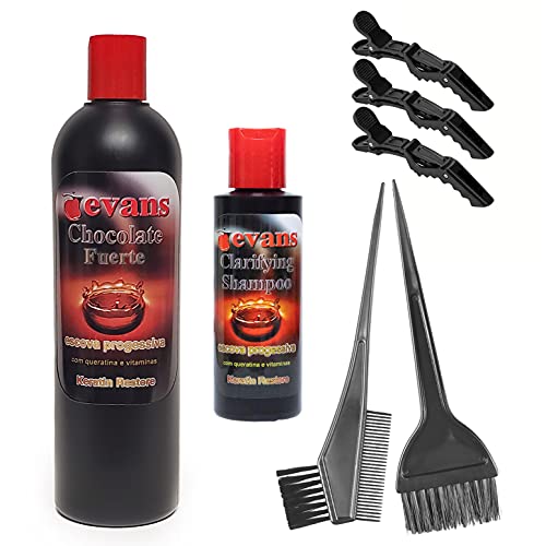 Evans Keratin Hair Smoothing Treatment Set 16 fl oz