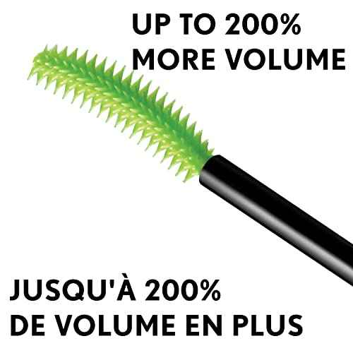 COVERGIRL Clump Crusher Waterproof Mascara, 20X More Volume, Double Sided Brush, Long-Lasting Wear - 800 Very Black Black Onyx (Pack of 2)