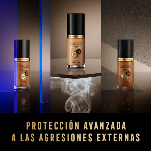 Cr?me Make-up Base Max Factor Face Finity All Day Flawless 3-in-1 Spf 20 N¨¬ C50 Natural rose 30 ml