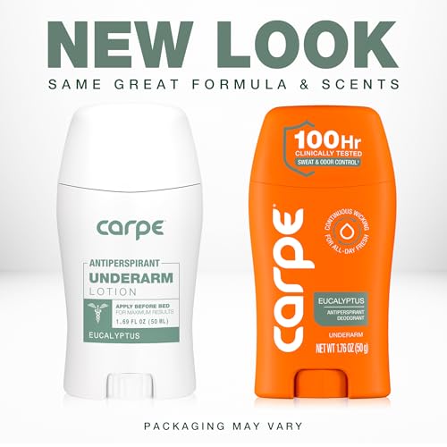 Carpe Antiperspirant Eucalyptus 1.76oz - 100HR Sweat & Odor Control for Women