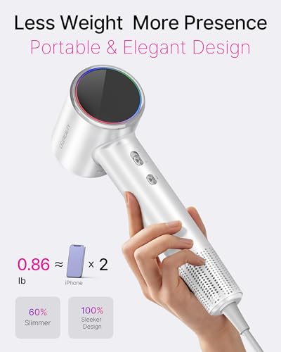 CELEBEAUTY Hair Dryer with Ionic Motor & Magnetic Diffuser