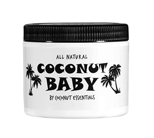 Organic Coconut Baby Oil for Cradle Cap & Sensitive Skin - 2 fl oz
