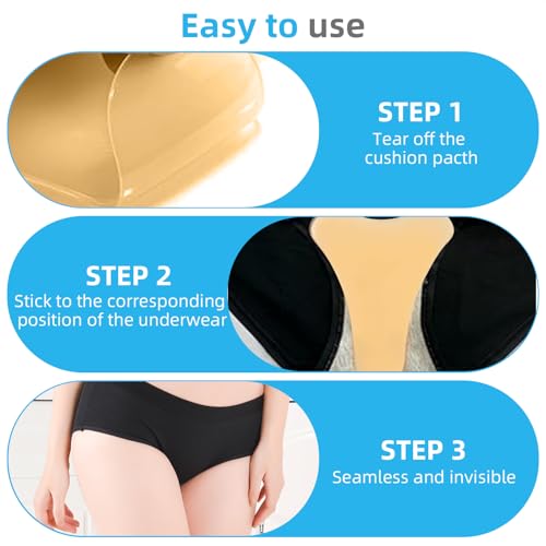 Silicone Camel Toe Concealer Pad - Invisible Reusable (3 Pack)