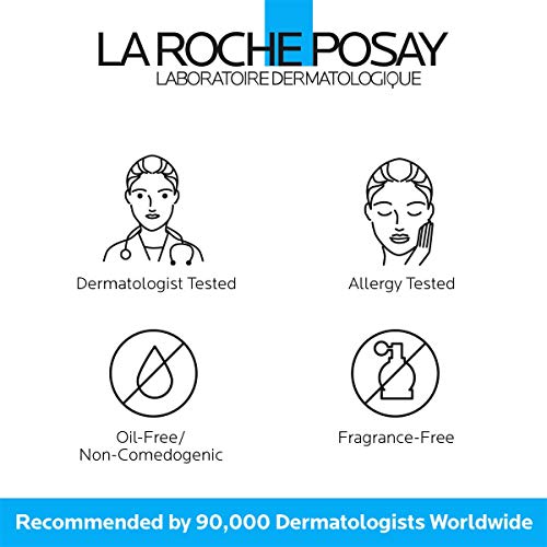 La Roche-Posay Toleriane Sensitive Face Moisturizer with Glycerin - Oil-Free, Soothing & Hydrating for Sensitive Skin