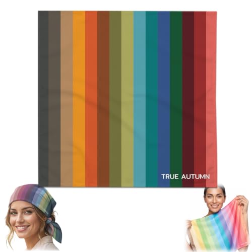 Warm Autumn Color Analysis Palette Drape - Personal Style Enhancer