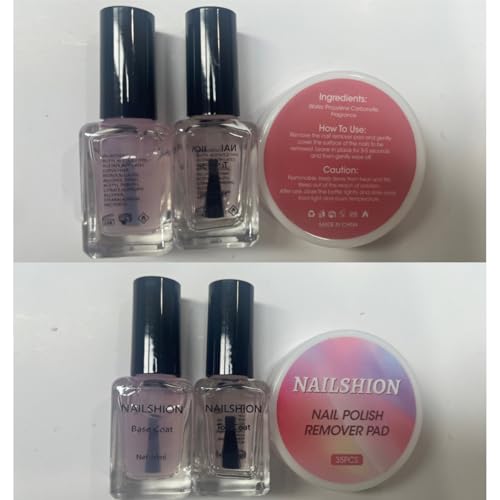 16-Color Macaroon Nail Polish Set with Base Coat & Remover
