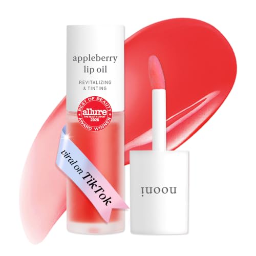 NOONI Appleberry G01 Lip Oil - Color-Changing Lip Plumper & Moisturizer