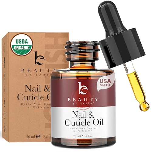 Organic Nail and Cuticle Oil for Growth & Strength - Beauty by Earth
