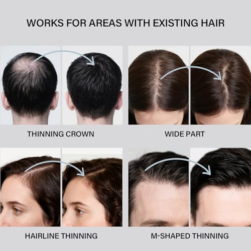 Hair Building Fibers with Spray Applicator - Thicker Hair Instantly