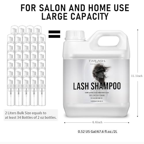 Lash Shampoo Bulk 2L - Eyelash Extension Cleanser