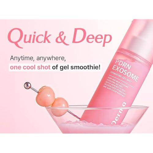 WELLDERMA PDRN Exosome Gel Mist, 100ml / 3.38 fl.oz ? Hydrating & Soothing Hydrogel Face Mist with Collagen, Peptides, Hyaluronic Acid, and Botanical Extracts for Daily Skincare