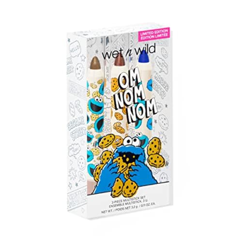 wet n wild Sesame Street Multi-Stick Kit - 3-Piece Cream-to-Powder