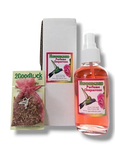 Hummingbird Perfume w/Pheromones & Amulet for Rituals Magic - Con