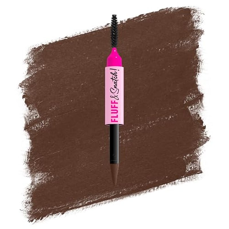 NYX Fluff & Snatch Brow Powder Pen - Brunette, Smudge-Resistant