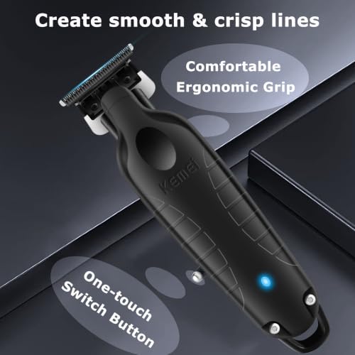 KEMEI PG2299 Cordless Hair Clippers for Men, Professional Zero Gapped Trimmer