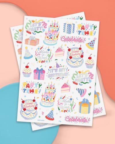 xo, Fetti Iridescent Birthday Tattoos for Kids - 50 Designs
