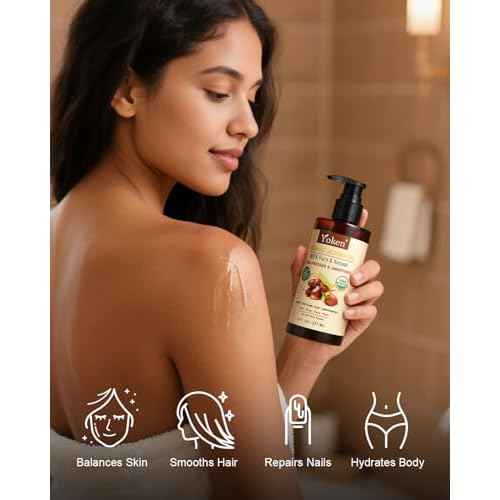 USDA Organic Jojoba Oil Cold Pressed 8 fl oz, 100% Pure & Natural Unrefined Jojoba Oil for Face Hair & Skin Massage, Hexane Free, Deeply Moisturizing Body Carrier oils Multi-Purpose Serum