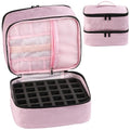 Nail Polish Organizer Case - Holds 30 Bottles & Lamp Dryer